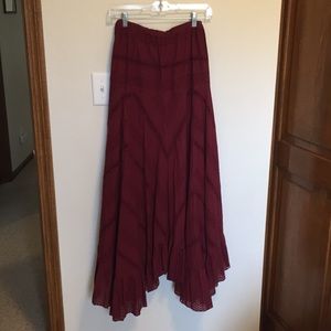 Free people maxi skirt